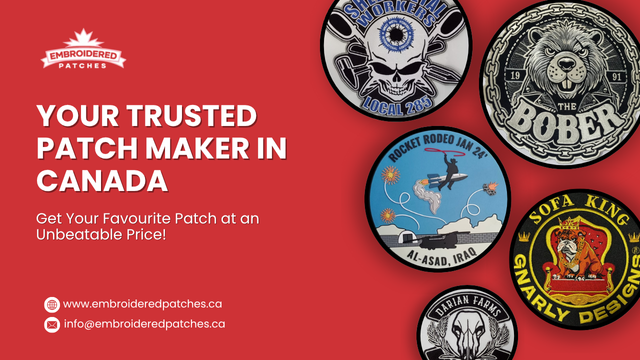 High Quality Custom Patches in Canada